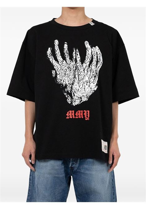 t-shirt masses x mmy uomo nera MAISON MIHARA YASUHIRO | C15TS046BLACK